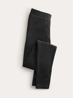 Zwart - Boden legging van jersey met hoge taille