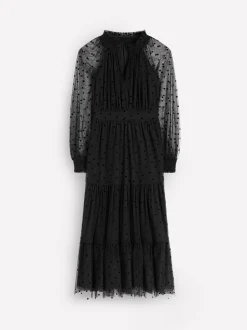 Zwart - Boden Lucille Tulle Midi Dress