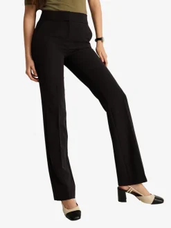 Zwart - Bootcut maatsnitbroek