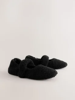 Zwart - Borg Ballet Slippers