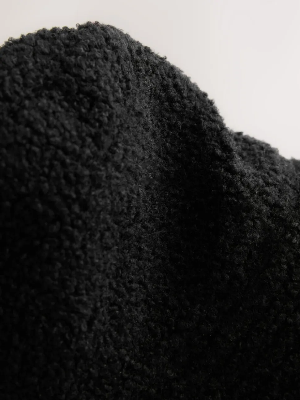 Zwart - Borg/Nylon Omkeerbaar vissershoedje
