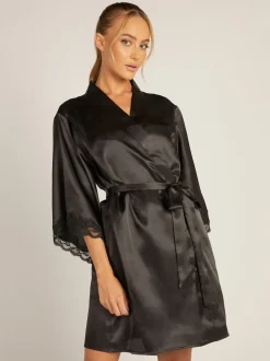 Zwart - Boux Avenue Amelia badjas
