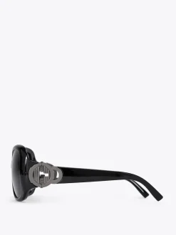 Zwart - Carvela Oversized C Sunglasses
