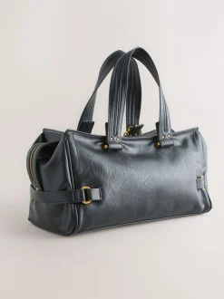 Zwart - Charm Buckle Hand Held Bag