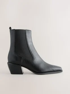 Zwart - Chelsea-stijl western cowboy Boots