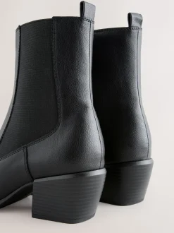 Zwart - Chelsea-stijl western cowboy Boots