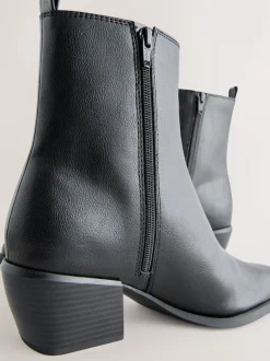 Zwart - Chelsea-stijl western cowboy Boots
