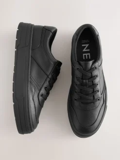 Zwart - Cleat Chunky sneakers met vetersluiting