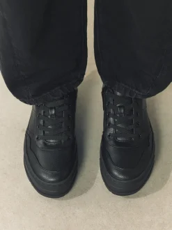 Zwart - Cleat Chunky sneakers met vetersluiting