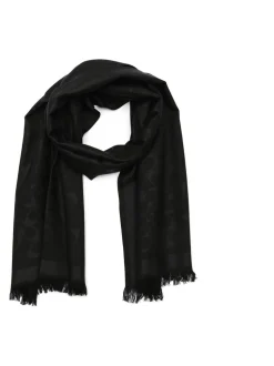 Zwart - COACH Bias Signature C Oblong Scarve