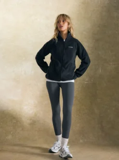 Zwart - Columbia Benton Springs pullover-fleece met halve drukknoop voor dames
