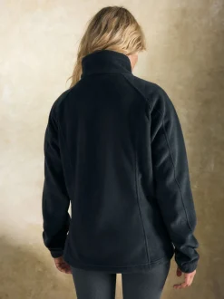 Zwart - Columbia Benton Springs pullover-fleece met halve drukknoop voor dames