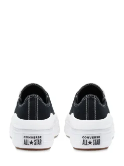 Zwart - Converse All Star Move Chuck Ox sneakers met plateauzool
