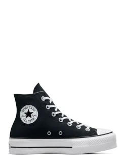 Zwart - Converse Lift - Bleke hoge sneakers met plateauzool