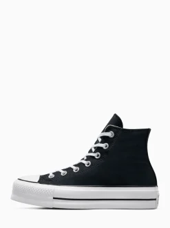 Zwart - Converse Lift - Bleke hoge sneakers met plateauzool