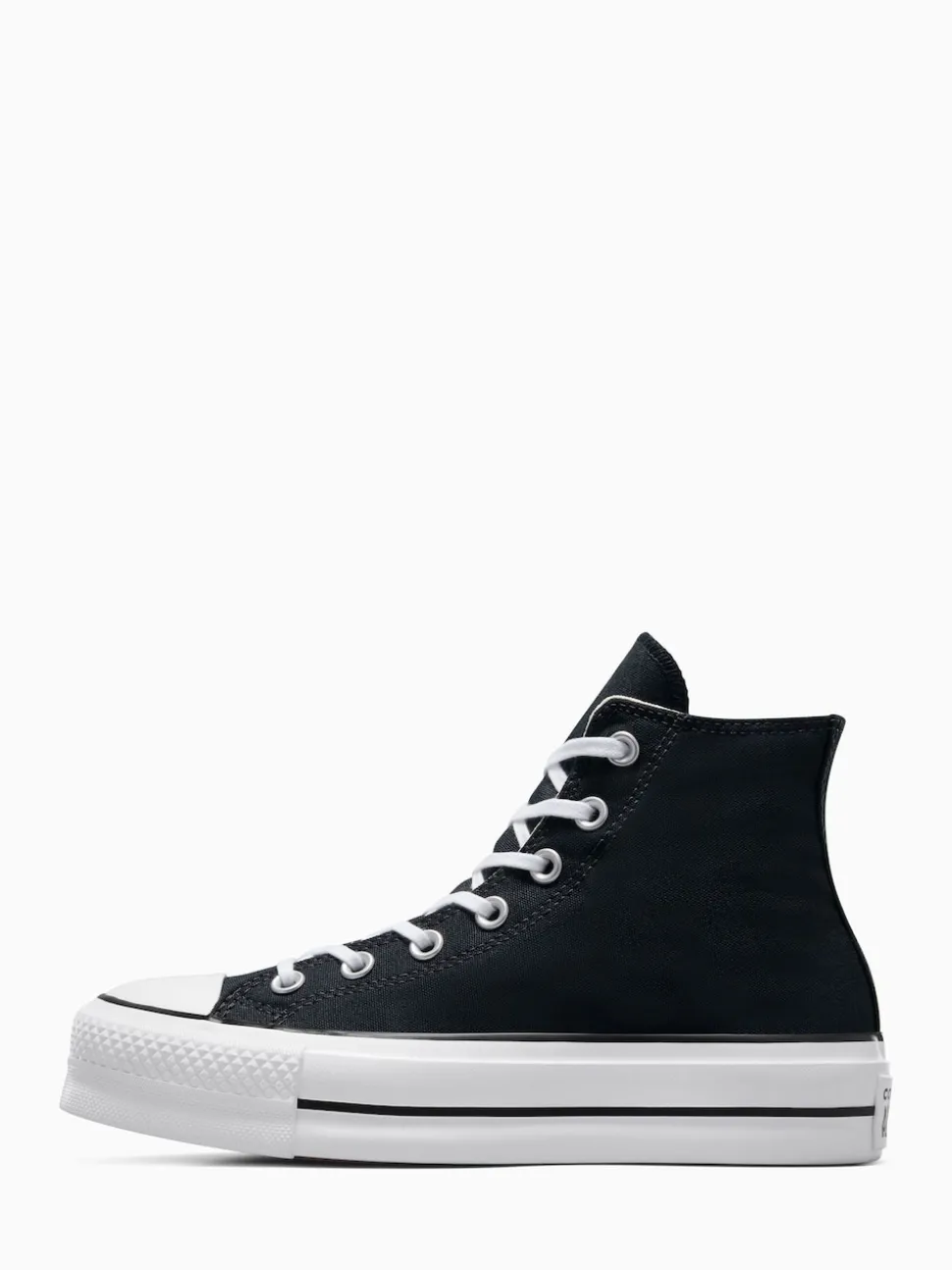 Zwart - Converse Lift - Bleke hoge sneakers met plateauzool