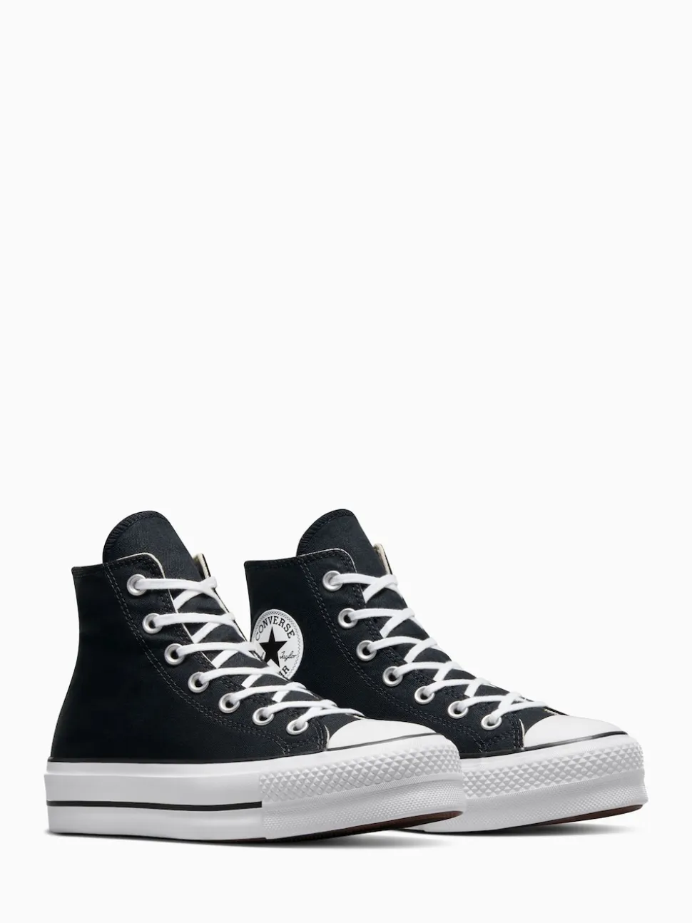 Zwart - Converse Lift - Bleke hoge sneakers met plateauzool