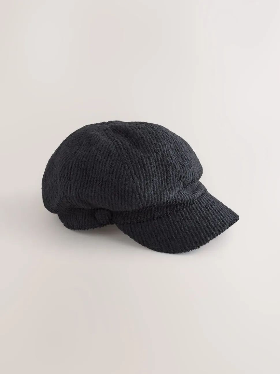 Zwart - Cord Baker Hat