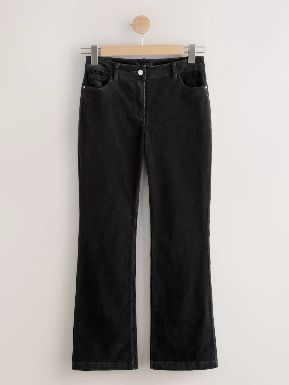 Zwart - Corduroy boot cut broek