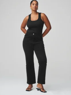 Zwart - Corduroy Bootcut Hourglass Trousers