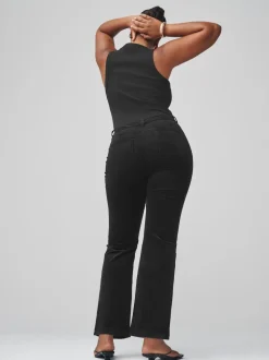 Zwart - Corduroy Bootcut Hourglass Trousers