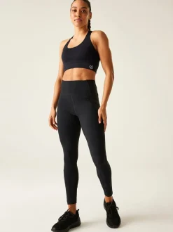 Zwart - Dare 2b Don't Sweat It II sportbeha voor dames