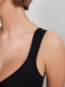 Zwart - DD+ Supersoft Comfort Padded Strap Minimising Full Cup Bra