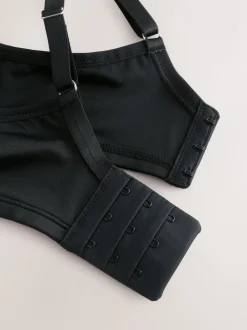 Zwart - DD+ Supersoft Comfort Padded Strap Minimising Full Cup Bra