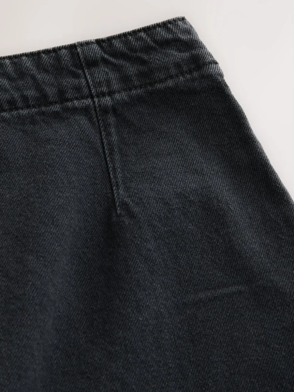 Zwart - Denim minirok