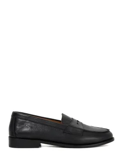 Zwart - Dune London Ginelli Flexi Sole Leather Penny Loafers
