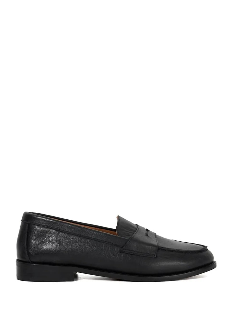 Zwart - Dune London Ginelli Flexi Sole Leather Penny Loafers