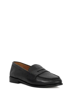 Zwart - Dune London Ginelli Flexi Sole Leather Penny Loafers