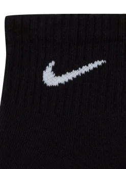 Zwart - Enkel - Nike Everyday set van 3 paar verzachte sokken met boord