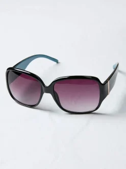 Zwart - FatFace - Olivia - Oversized zonnebril