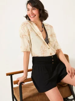 Zwart - FatFace Flippy Shorts