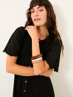 Zwart - FatFace Jersey Midi Dress