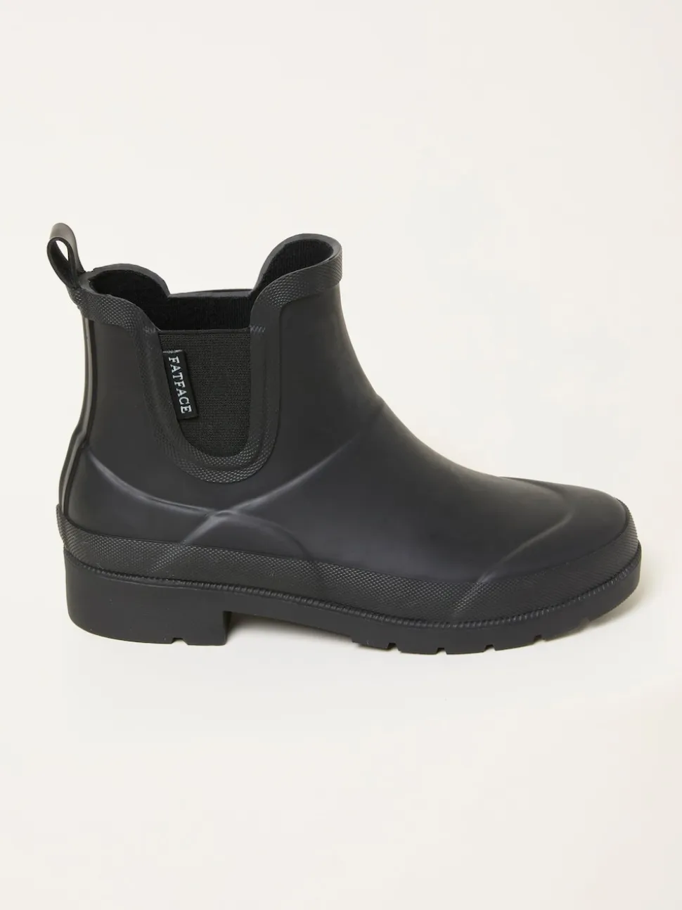 Zwart - FatFace Rubber Ankle Welly