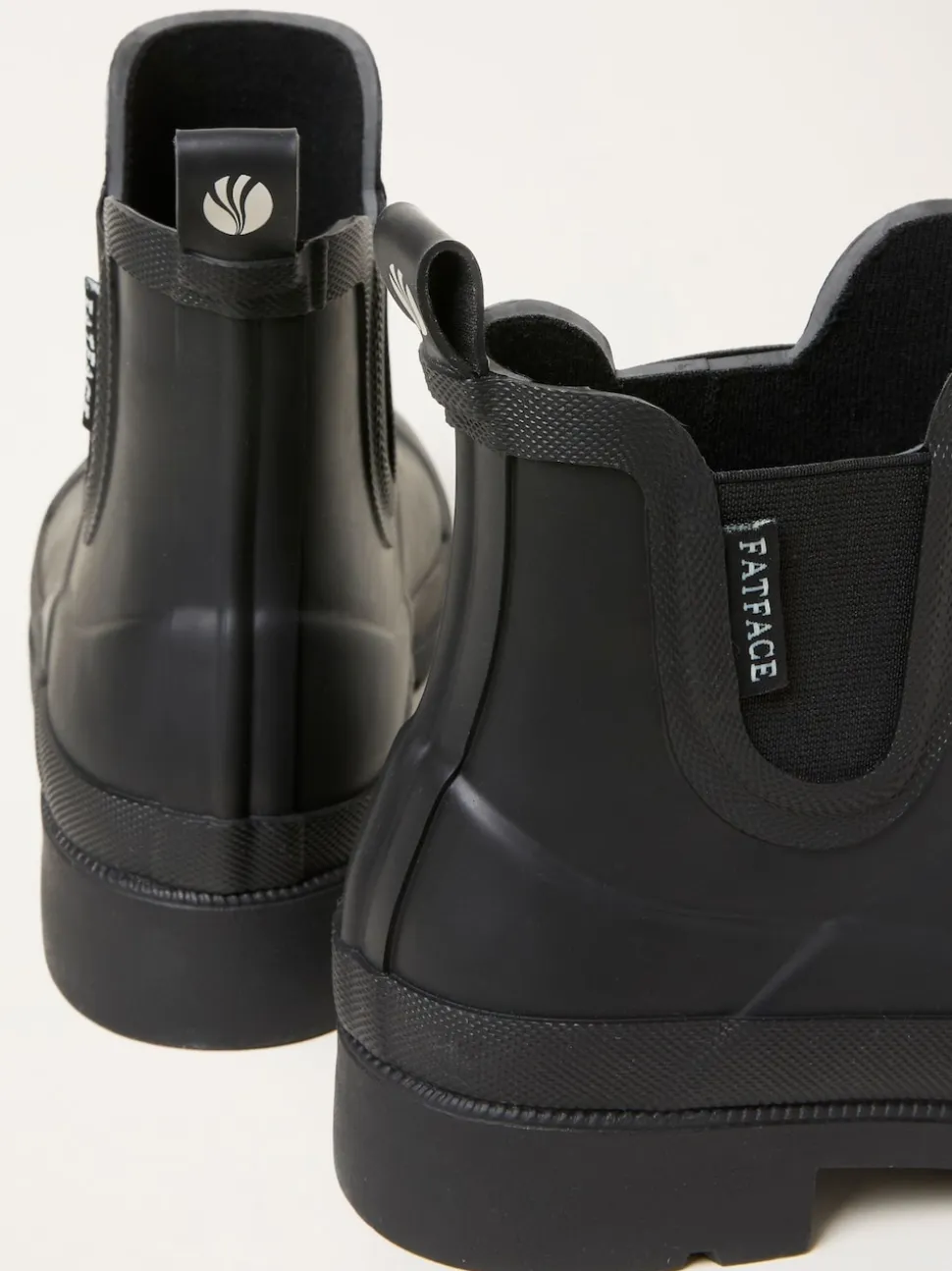 Zwart - FatFace Rubber Ankle Welly