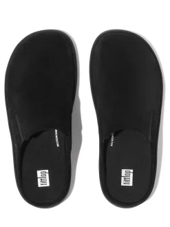 Zwart - FitFlop Gen-FF Elasticated Suede Mules