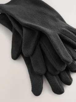 Zwart - Fleece Gloves 2 Pack