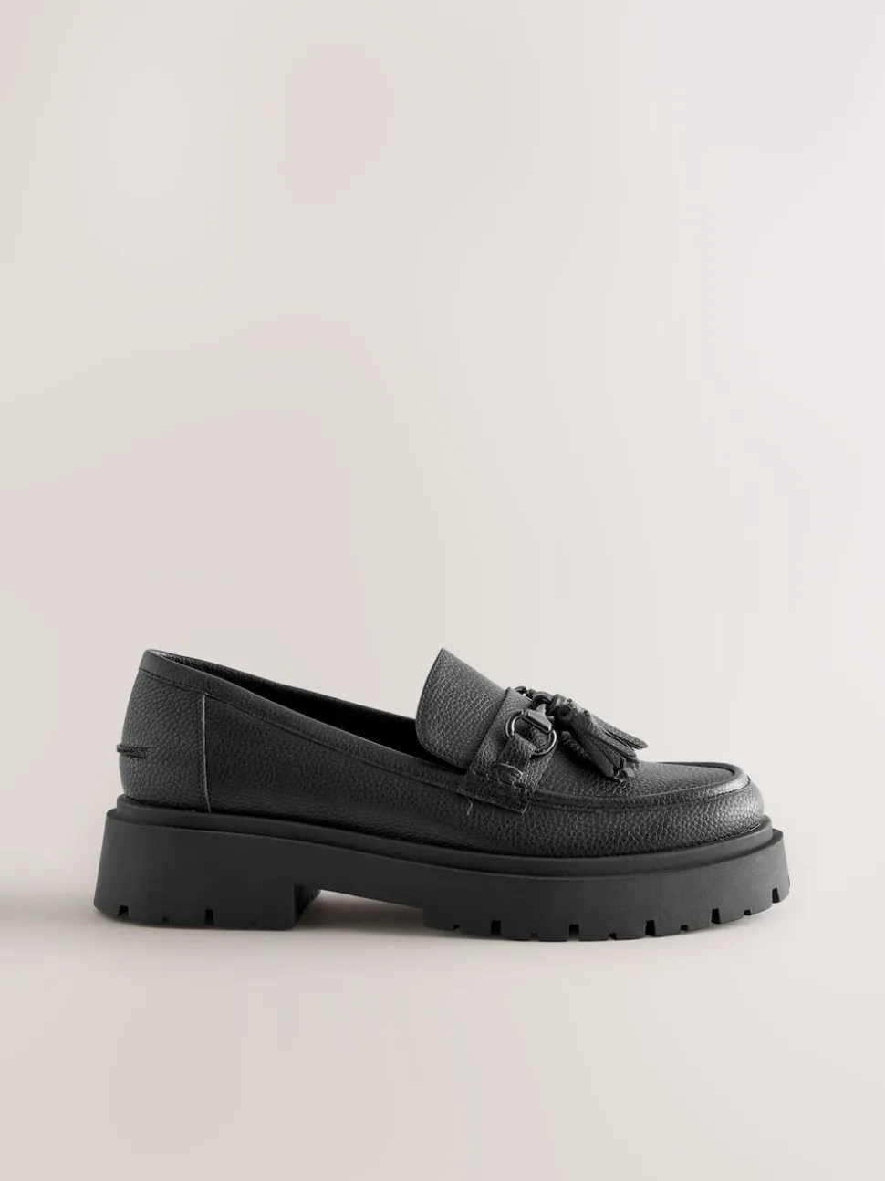 Zwart - Forever Comfort Chunky Platform Tassel Loafers