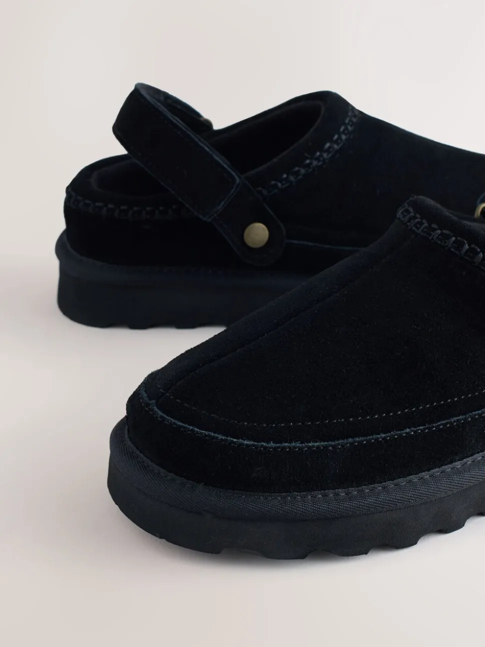 Zwart - Forever Comfort® Chunky Sole Footbed Clogs