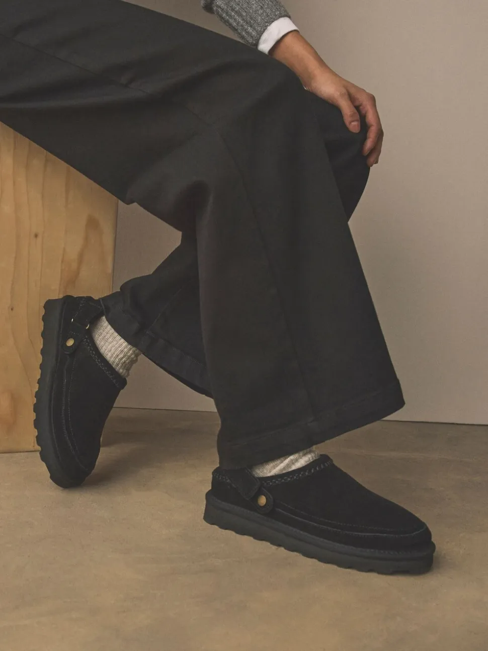 Zwart - Forever Comfort® Chunky Sole Footbed Clogs