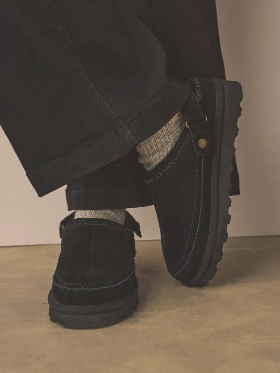 Zwart - Forever Comfort® Chunky Sole Footbed Clogs