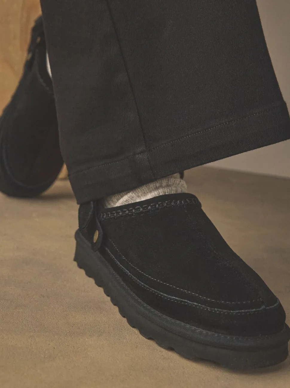 Zwart - Forever Comfort® Chunky Sole Footbed Clogs