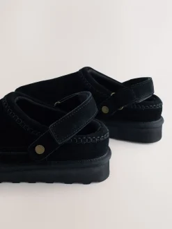 Zwart - Forever Comfort® Chunky Sole Footbed Clogs