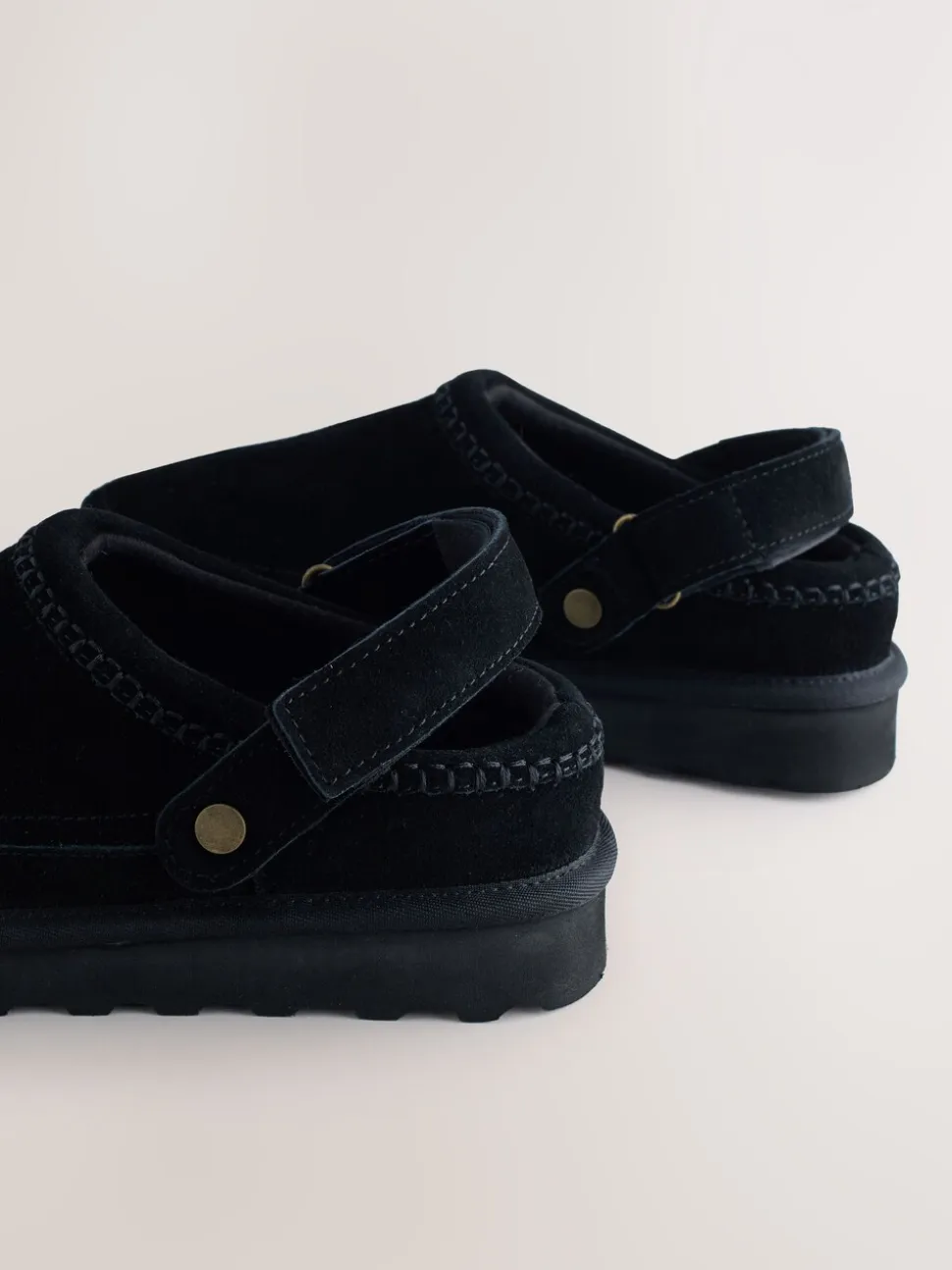 Zwart - Forever Comfort® Chunky Sole Footbed Clogs