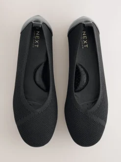 Zwart - Forever Comfort® Comfort Flyknit Ballet Flats