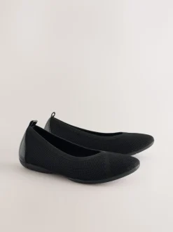 Zwart - Forever Comfort® Comfort Flyknit Ballet Flats