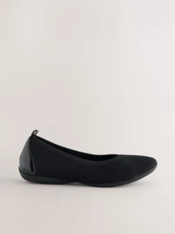Zwart - Forever Comfort® Comfort Flyknit Ballet Flats